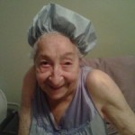 94 year old woman bathing