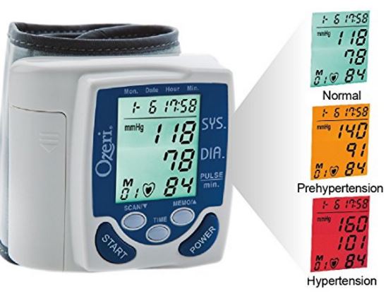 ozeri blood pressure monitor