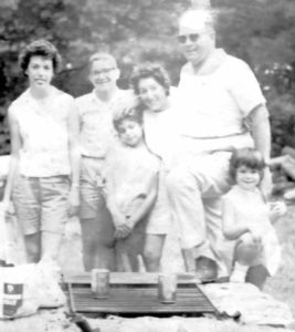 family picnic circa 1962