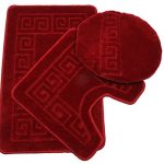 red bathroom accessories for Alzheimer's patients