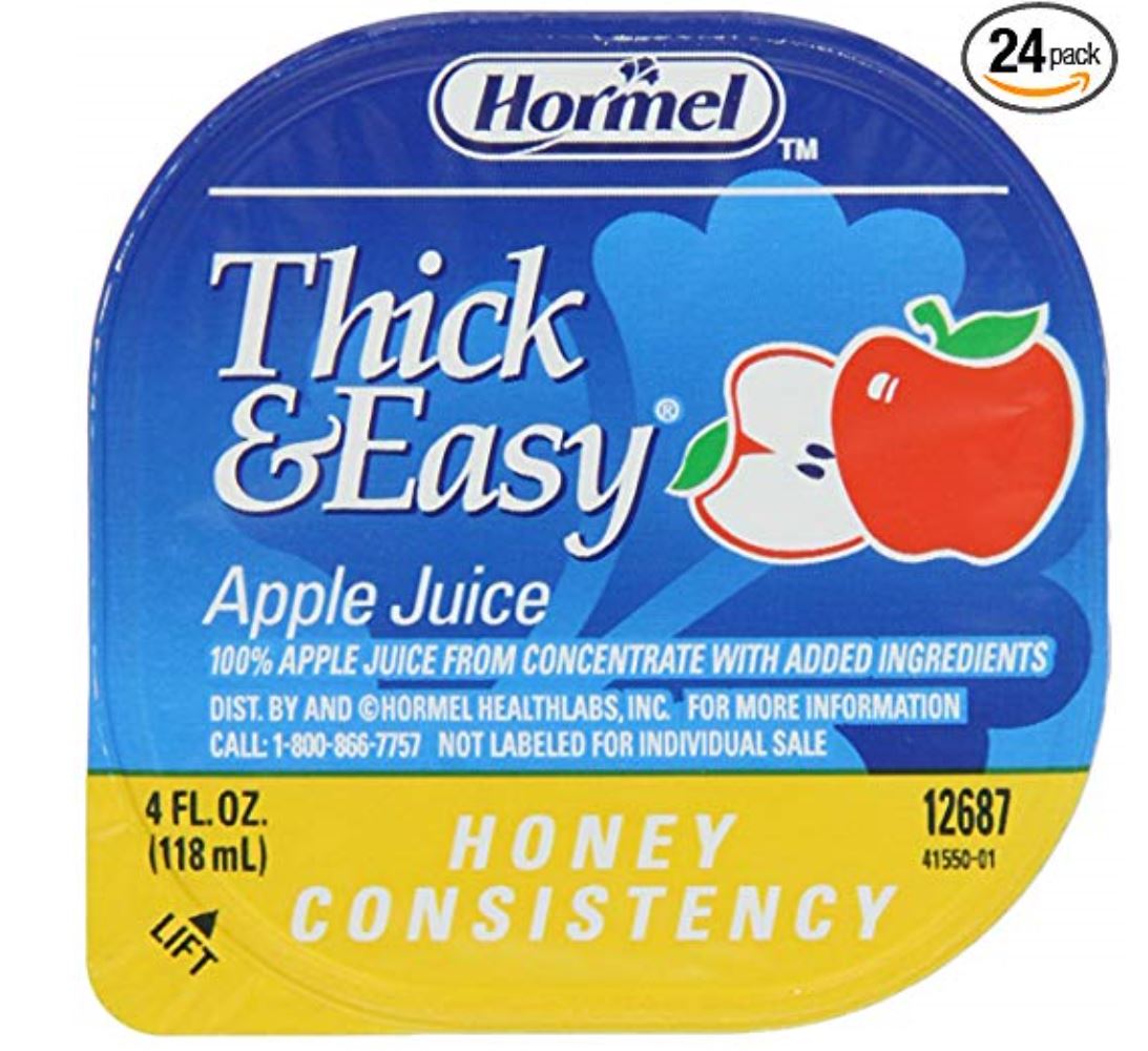 Thick-It Clear Advantage Honey Consistency Thickened Water 48 oz. Bottle / Case of 4